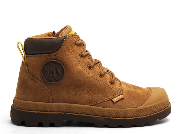 Palladium boots bottine enfant hicuffwp marron