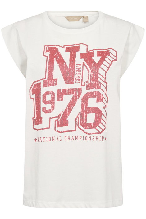 Culture witte dames t-shirt