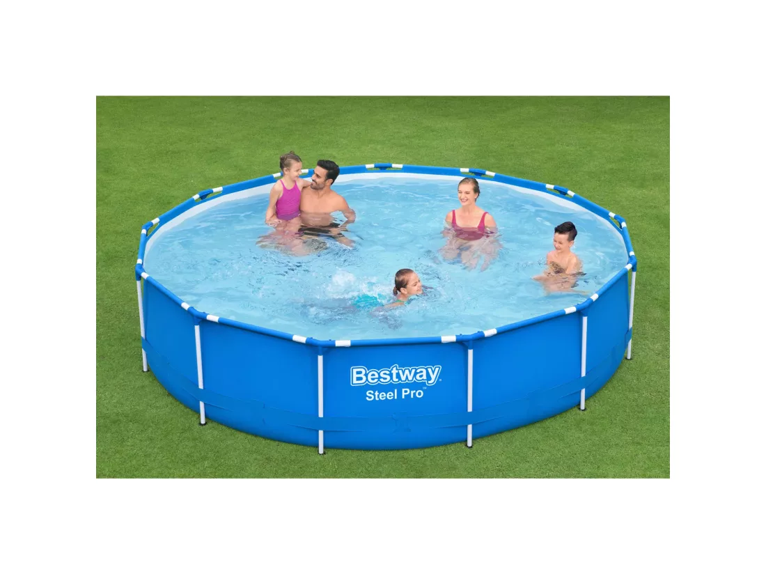 Piscine Hors-sol Tubulaire Bestway Steel Pro 396x84 cm Épurateur à Cartouche de 2 006 L/H