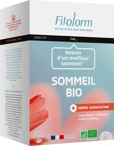 Fitoform Sommeil Bio Ampoules 20x10ml