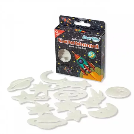 Lutz Mauder TapirElla Leuchtsticker Glow in the Dark - Raketen & Planeten