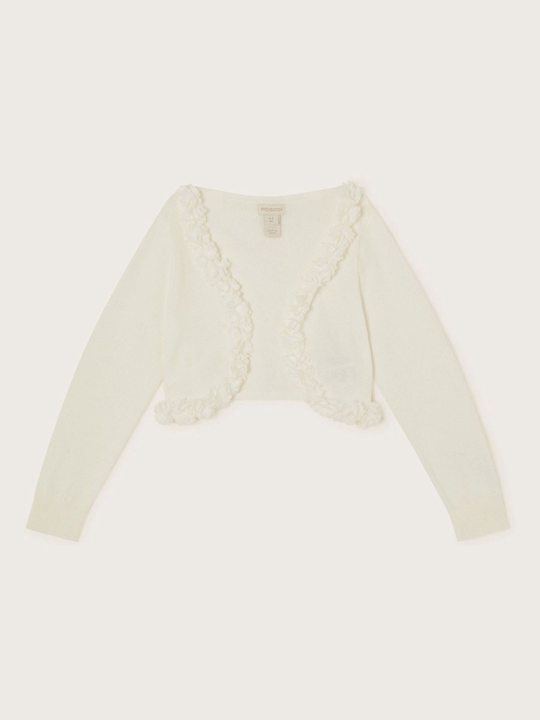 Monsoon Flora vest van 100% katoen met corsagerand