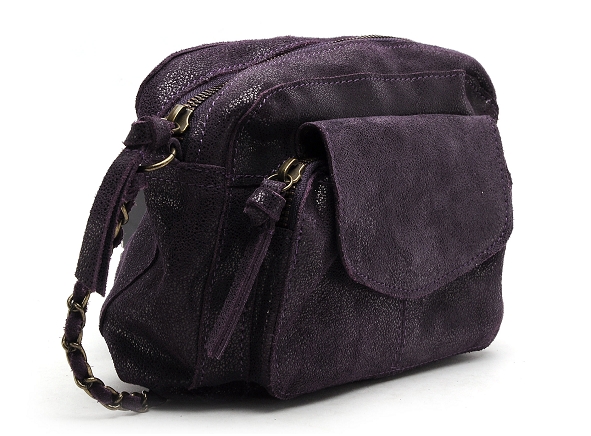 Pieces ville accessoires pcnaina leather cross body fc sac rose