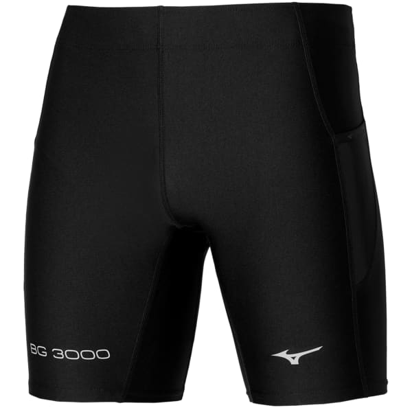 Cuissard running MIZUNO BG3000 MID TIGHT BLACK