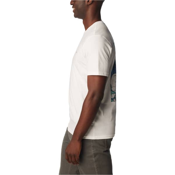 T-shirt COLUMBIA RAPID RIDGE BACK GRAPHIC TEE II WHITE/ROCKY ROAD