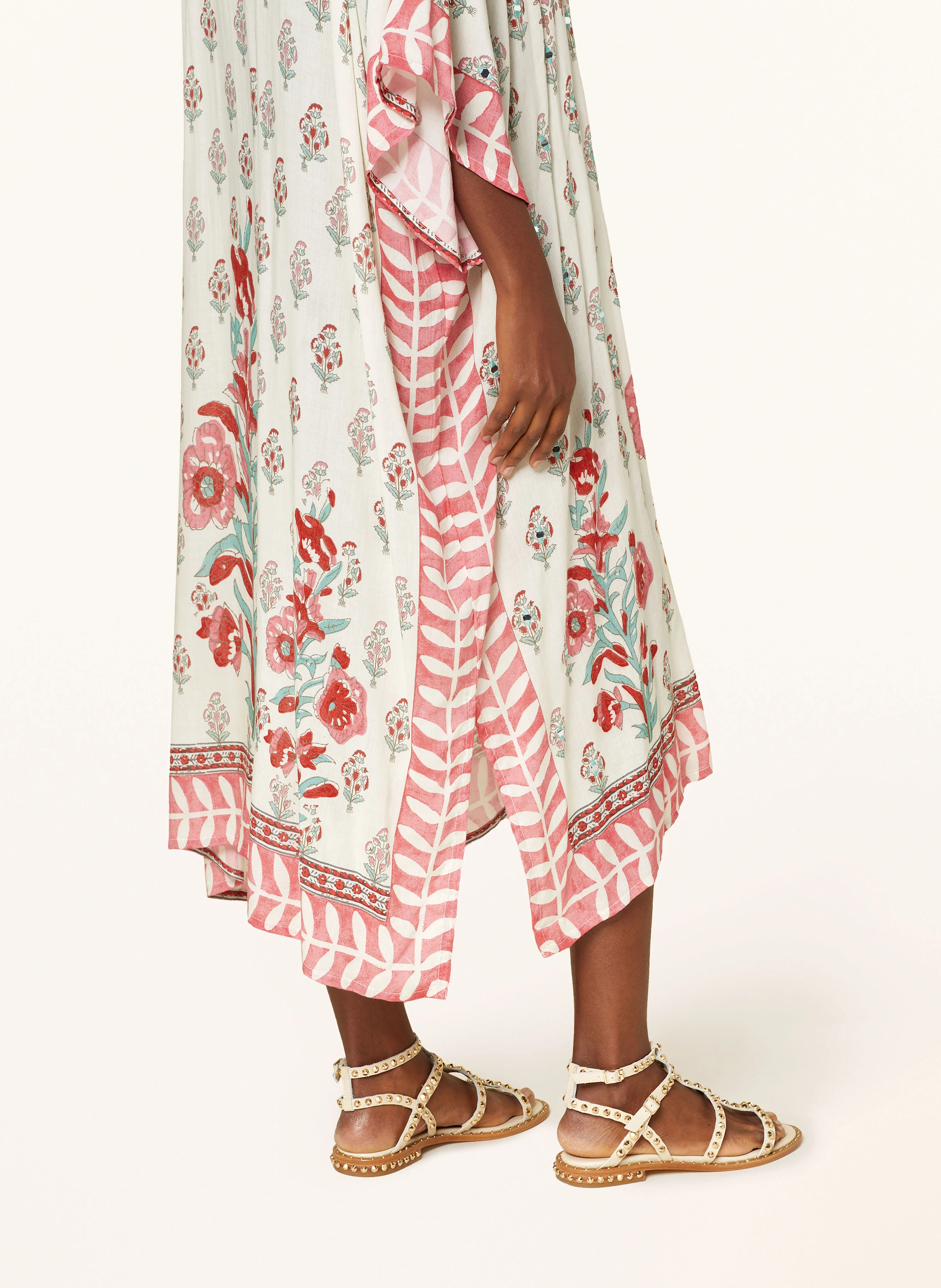 MISS JUNE Kaftan mit Pailletten