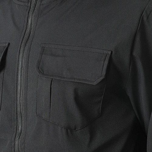 Veste Zippée Capuche Noir