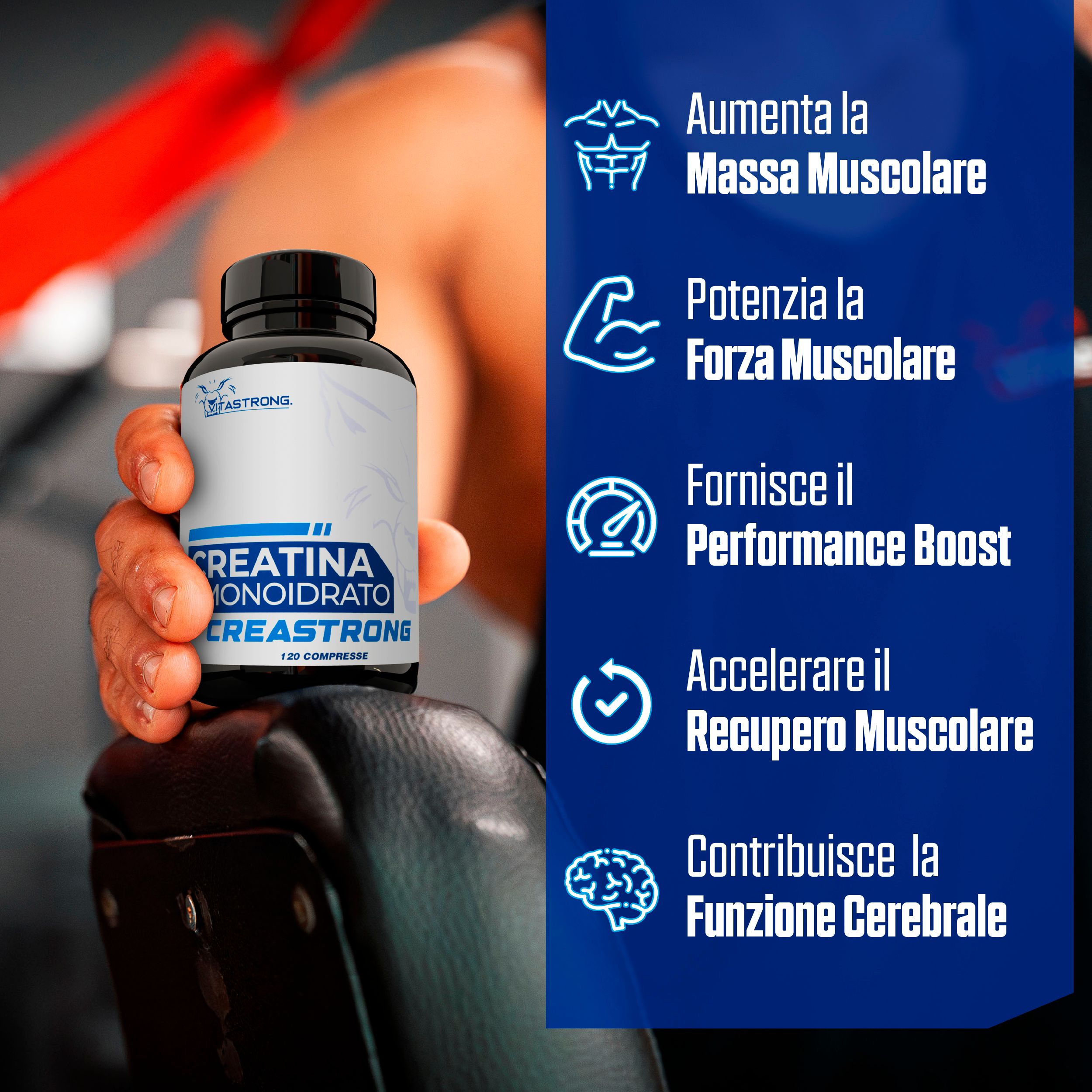 Vitastrong Creatin Creastrong® 120CPR