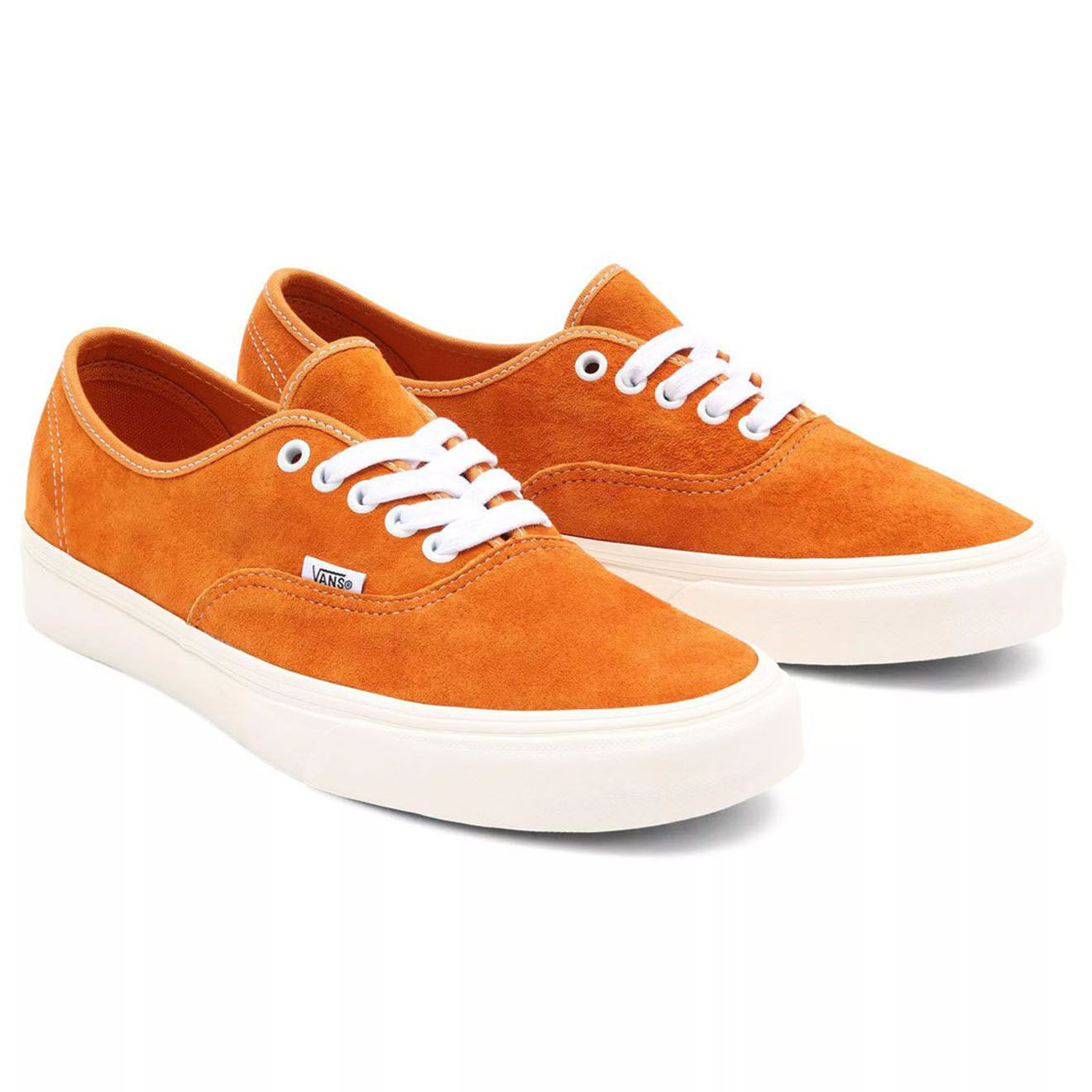 Vans Sneakers en Velours de Cuir Authentic orange
