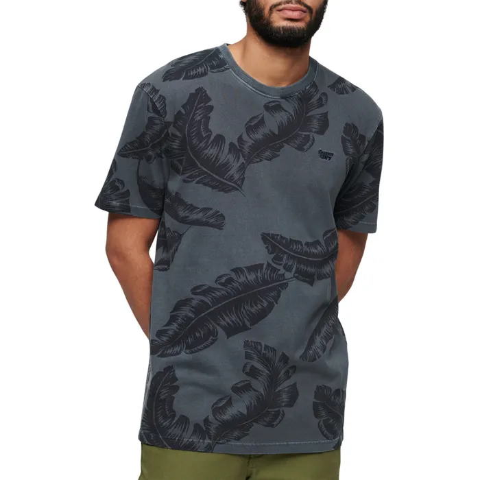 Superdry Vintage Overdye Printed Shirt Heren