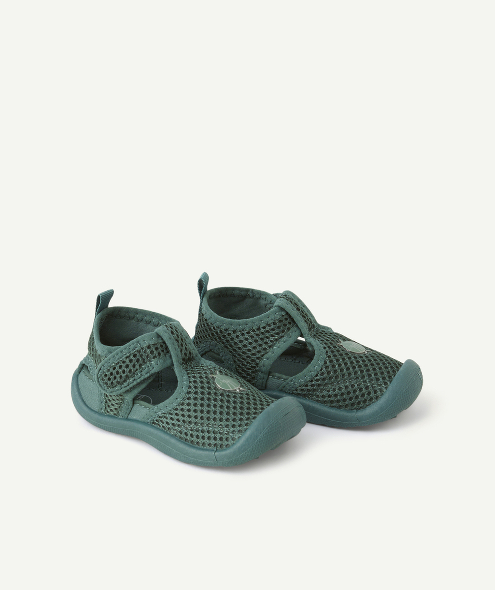 LASSIGCHAUSSURES DE PLAGE BÉBÉ GARÇON AVEC SCRATCH VERT