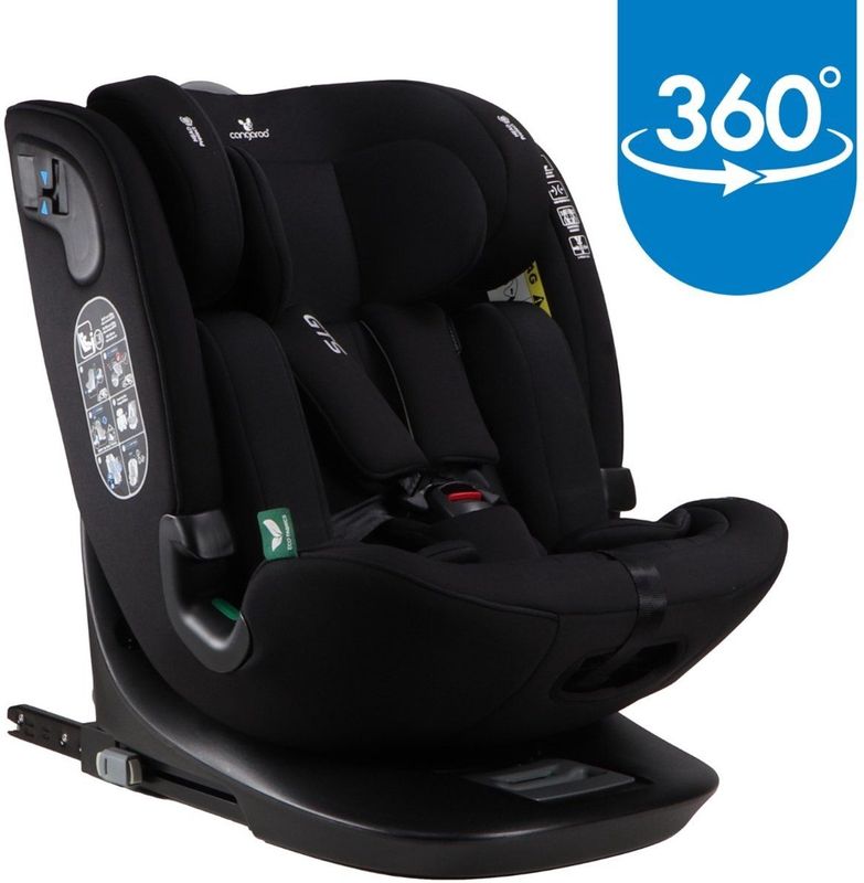 Cangaroo - GTS - Autostoel - Zwart - i-Size 360°
