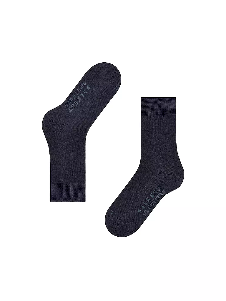 FALKE Socken SENSITIVE LONDON  dunkelblau