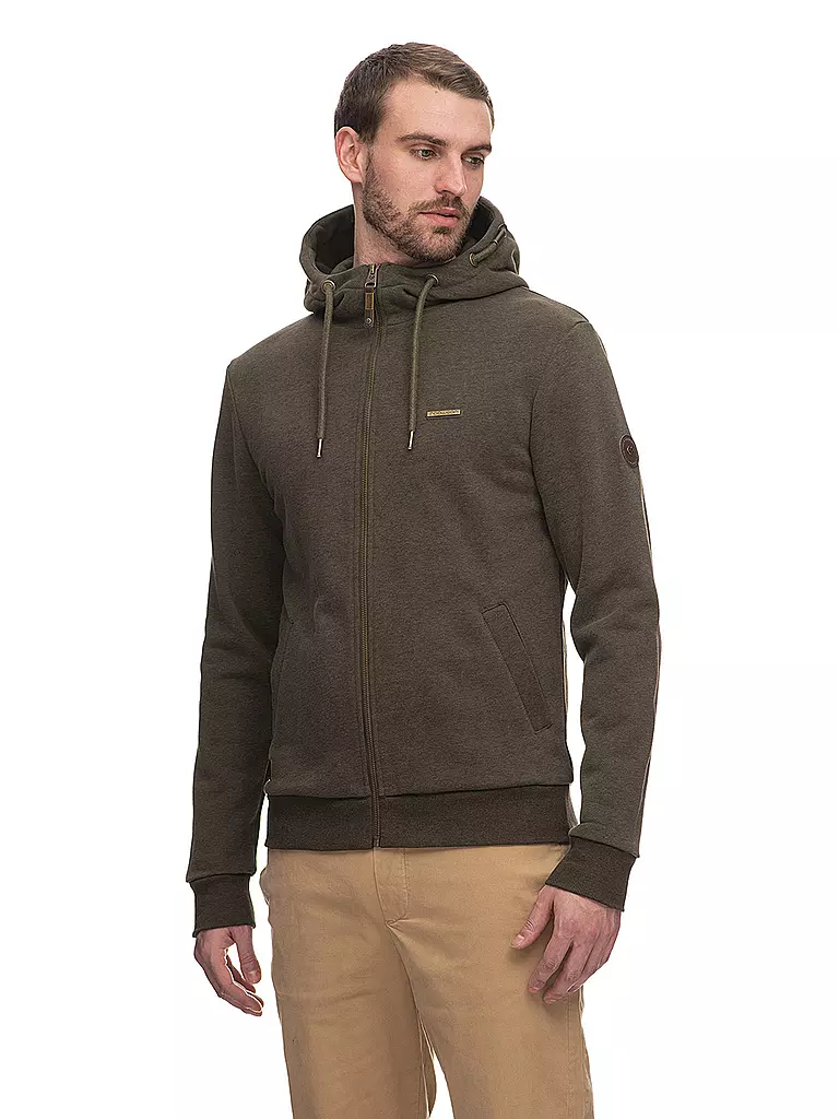 RAGWEAR Sweatjacke NATE olive