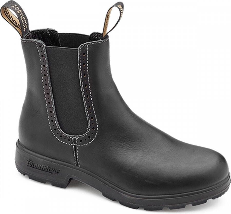 BLUNDSTONE Chelsea Boots Dames Women's High Top Maat: 39 Materiaal: Vegan Kleur: Zwart