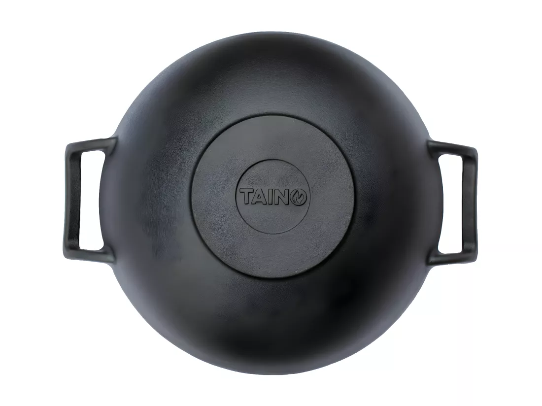 Poêle wok fonte Ø 33 cm