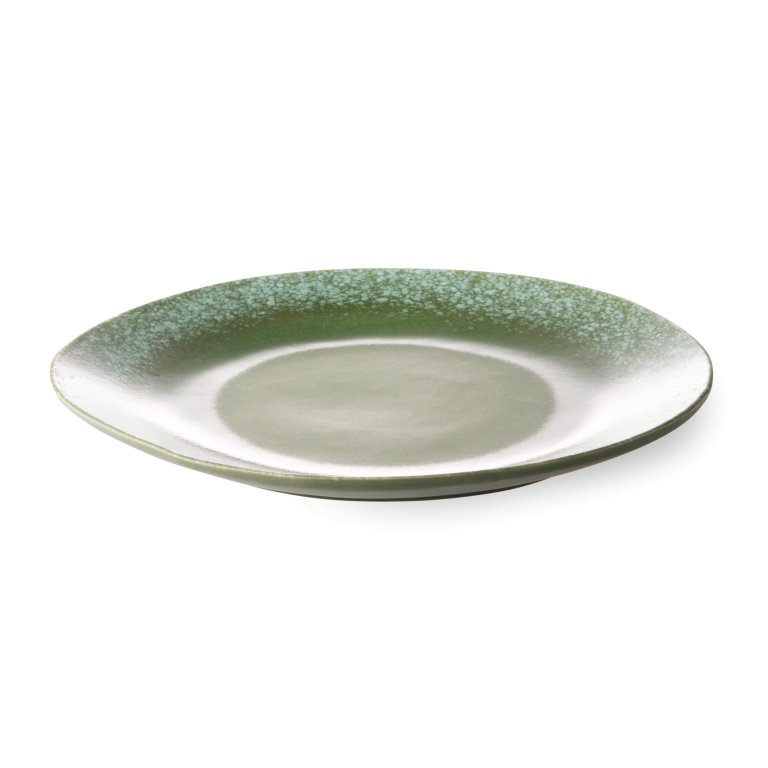 HKliving 70's Ceramic dinerbord Ø29 set van 2 mineral