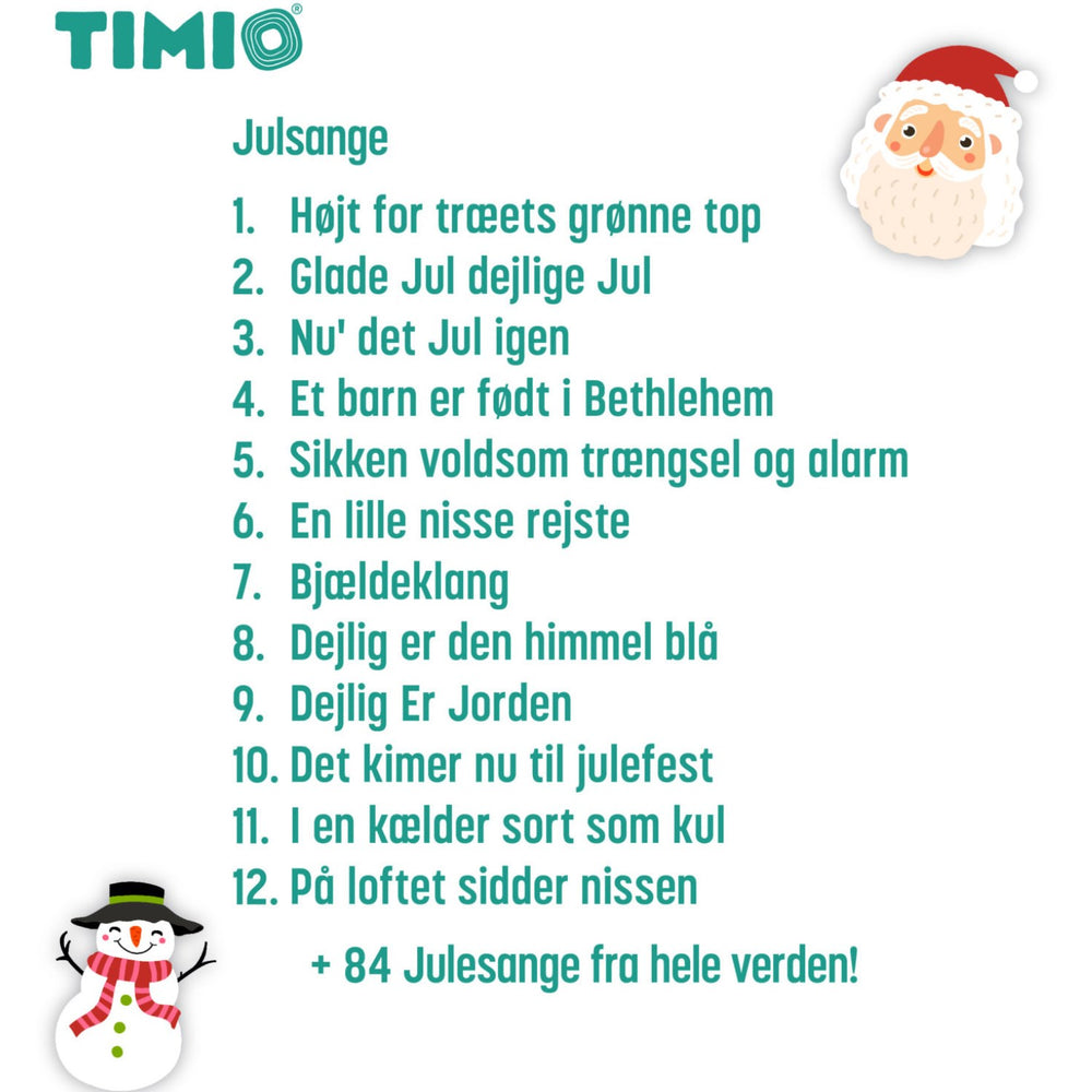 Køb TIMIO® Julesange Disc