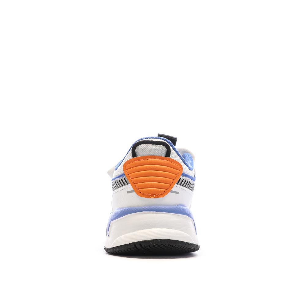 Puma Baskets Blanches/Orange/Bleu Garçon Puma 395556
