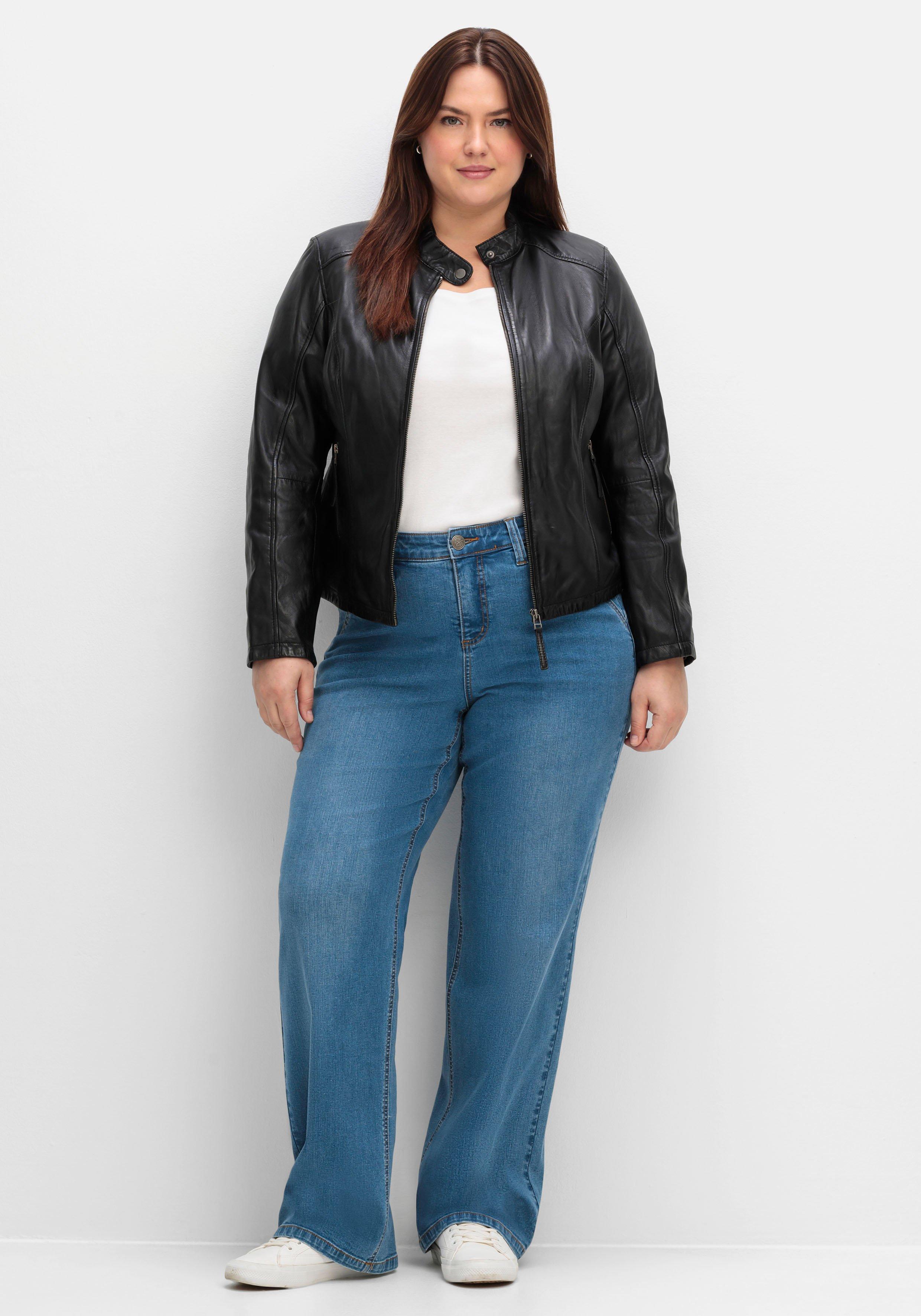 Weite Jeans in Curvy-Schnitt ELLA
