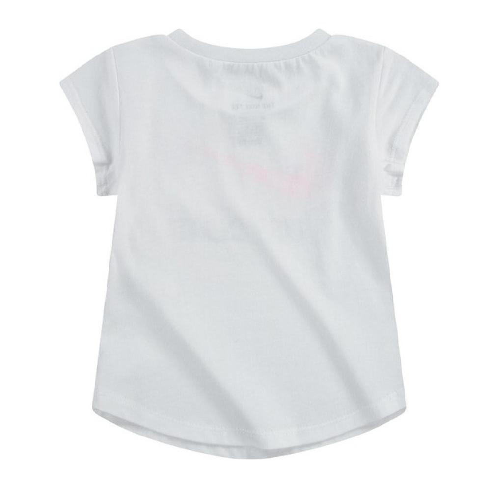 Nike T-shirt Blanc Fille Nike Nkg Swoosh