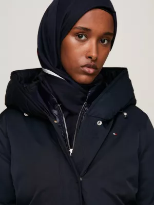 Parka acolchoada com capuz
