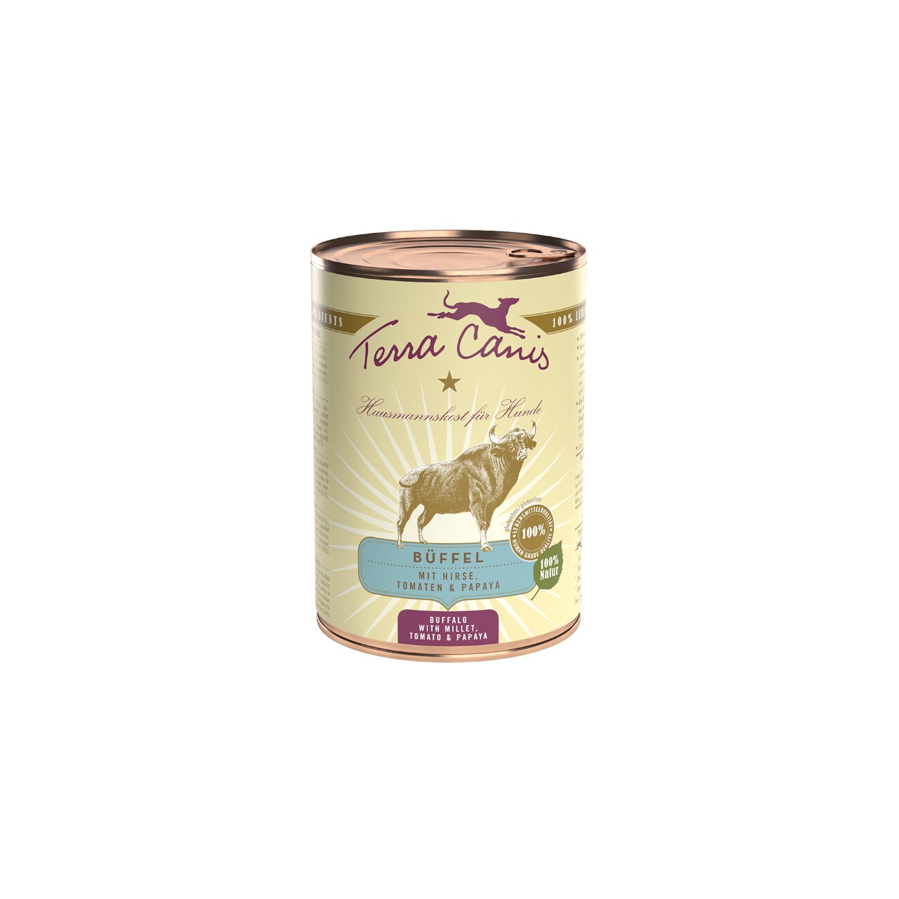Terra Canis Classic Adult 6x400g Büffel mit Hirse, Tomaten und Papaya