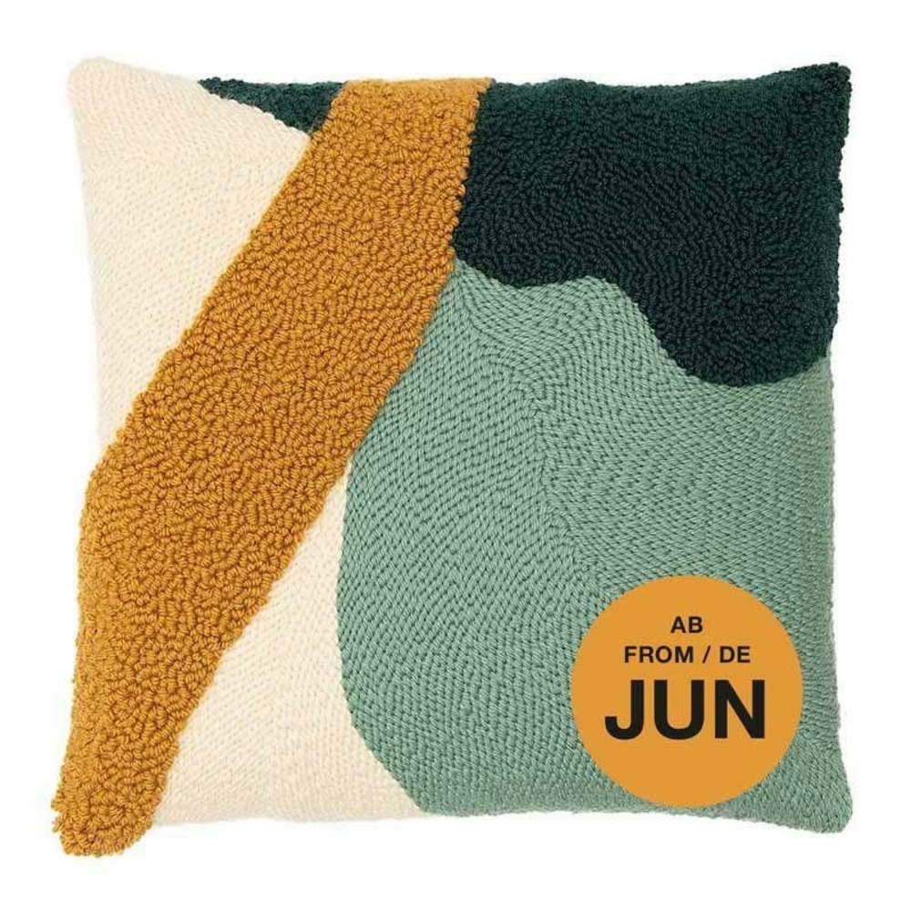 Kit punch needle - coussin vert