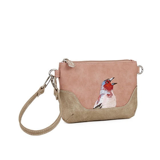 Hi-Di-Hi Melody Crossbody Bag Light Pink/ Beige