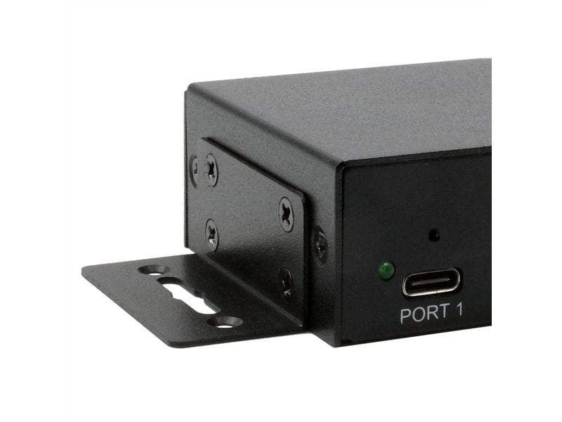 Exsys USB-Hub EX-12294HMS 4 Port USB 3.2 Gen 2 x 1 Metall HUB mit 4x USB-C Anschlüssen
