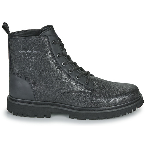 Calvin Klein Jeans - EVA MID LACEUP BOOT LTH - Noir