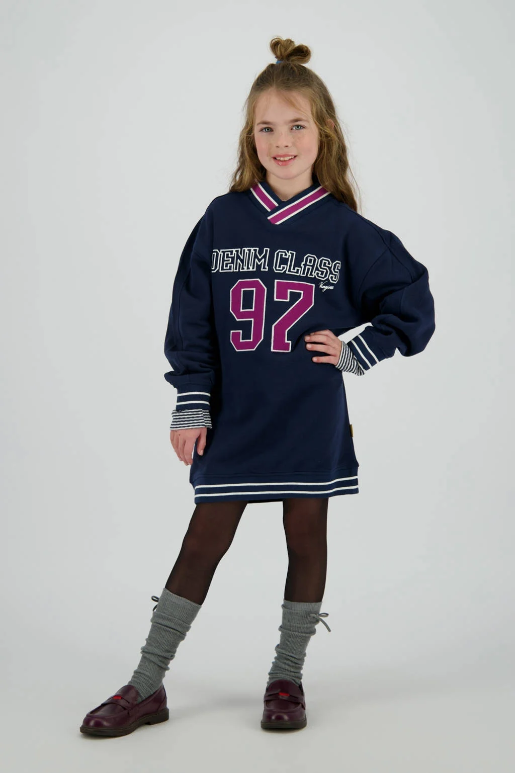 Vingino sweatjurk donkerblauw