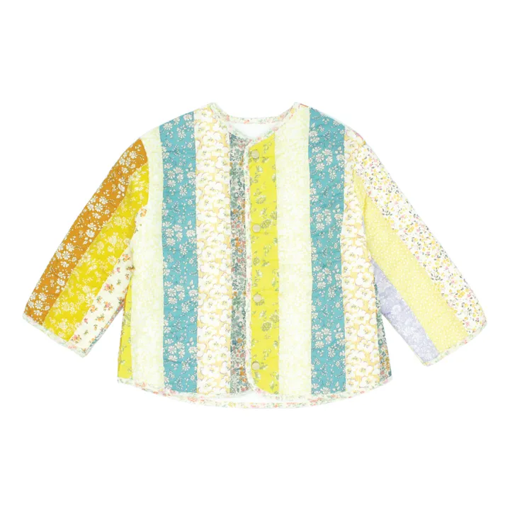 Esther Veste Matelassée Patchwork Bingley | Jaune