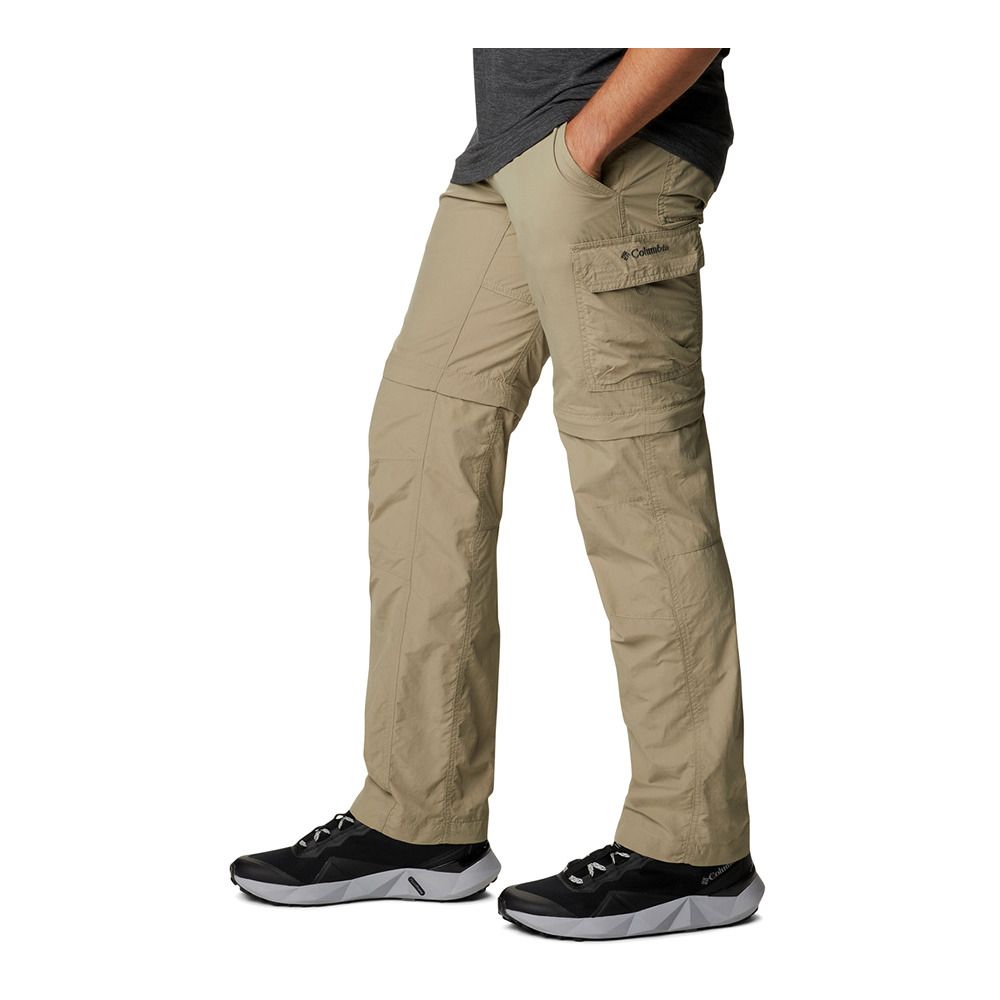 Columbia SILVER RIDGE II - Pantalon convertible Homme tusk