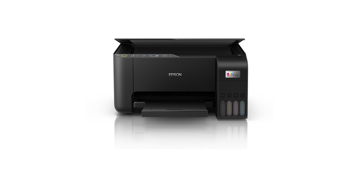 EpsonEcoTank ET-2861 A4 multifunctionele Wi-Fi-printer met inkttank all-in-one inkjetprinter  (Zwart, Scannen, Kopiëren, Wi-Fi, inclusief tot 3 jaar inkt)