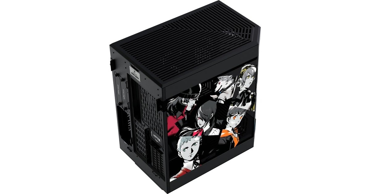 HYTEY60 Persona 3 Reload Bundle midi tower behuizing  (Meerkleurig | 2x USB-A | 1x USB-C | Tempered Glass)