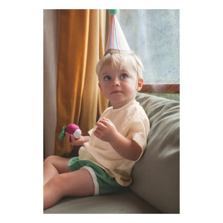 Marlot Paris Kurta Marco Gaze de Coton | Vanille