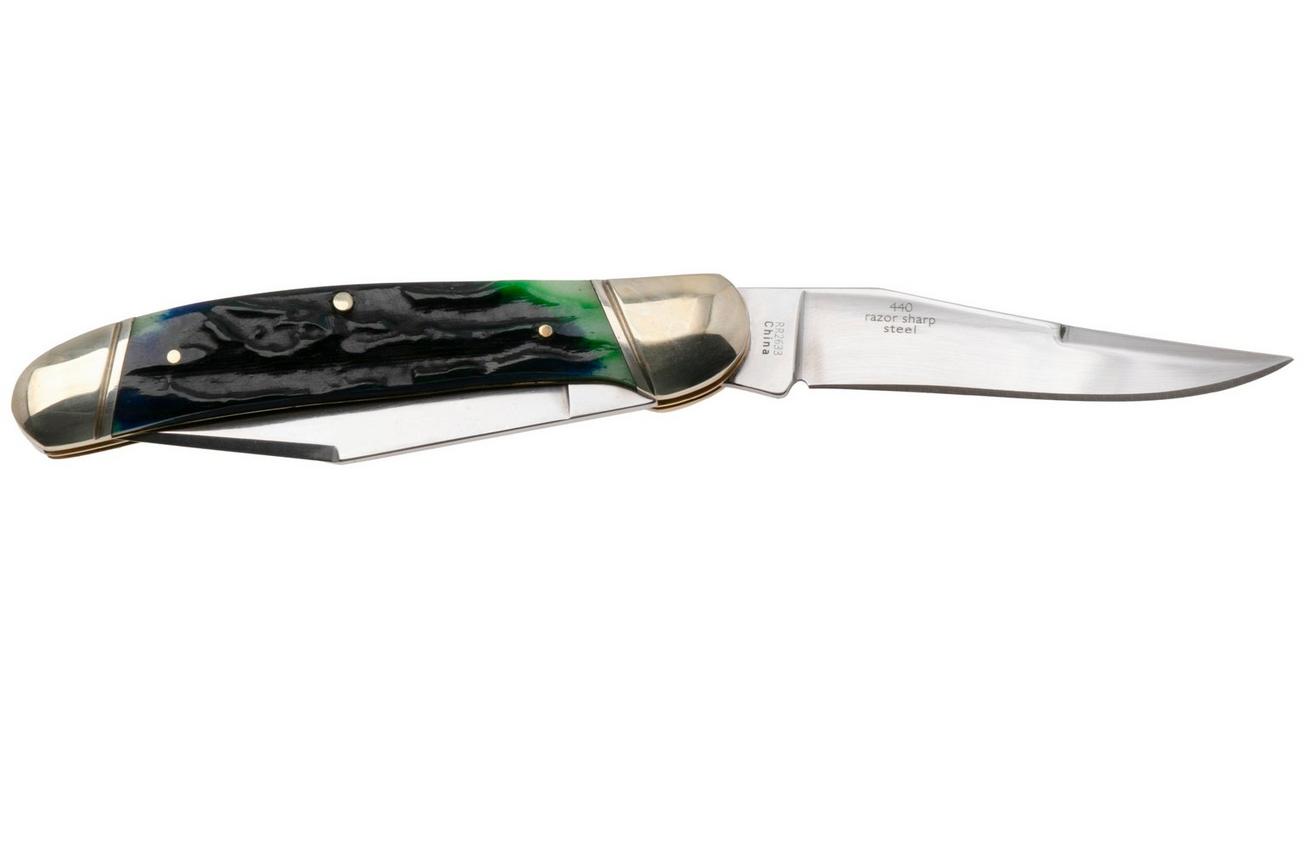 Rough Ryder Bluegill Copperhead RR2633, Satin 440, Jigged Bone, zakmes