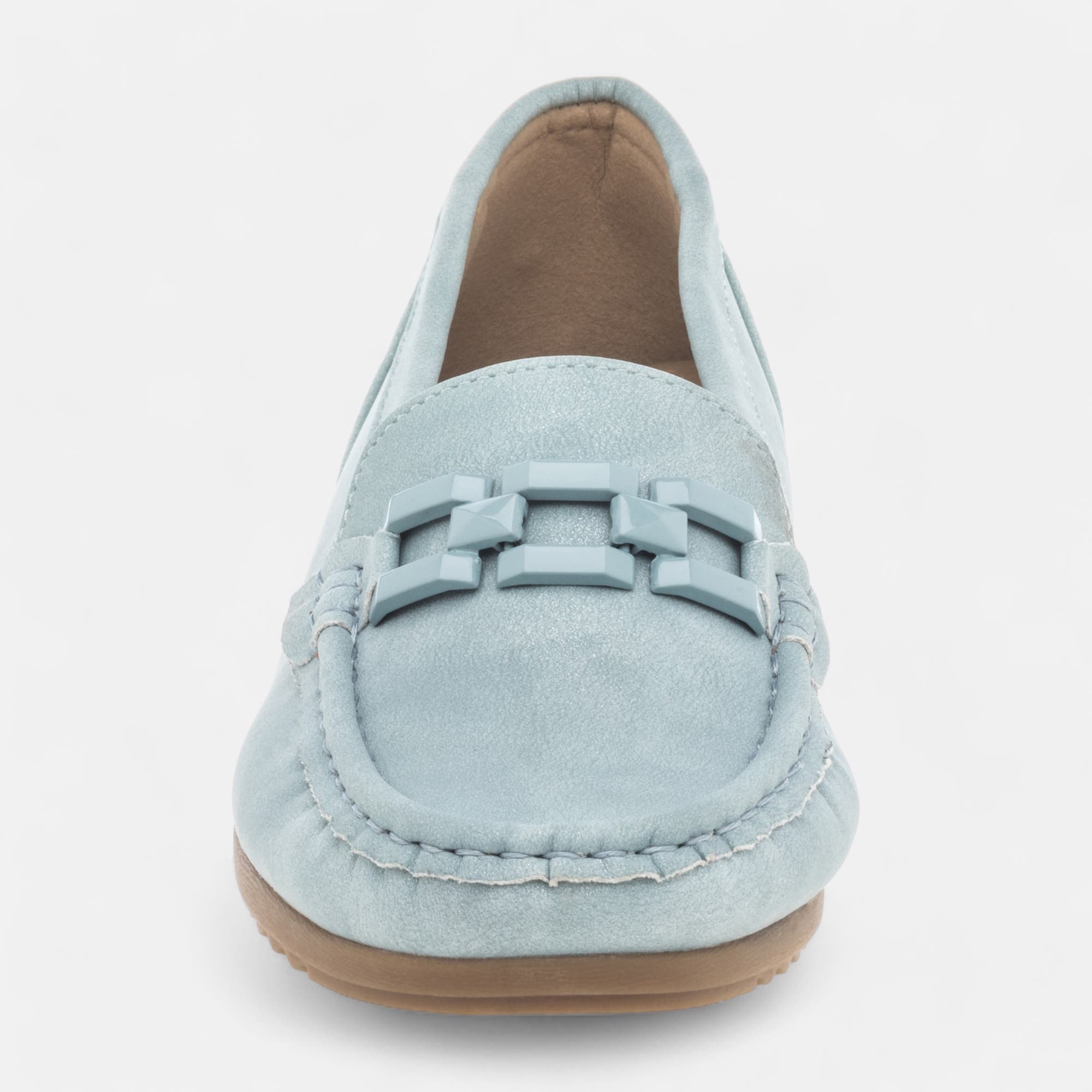 Mocassins pieds sensibles Femme bleu