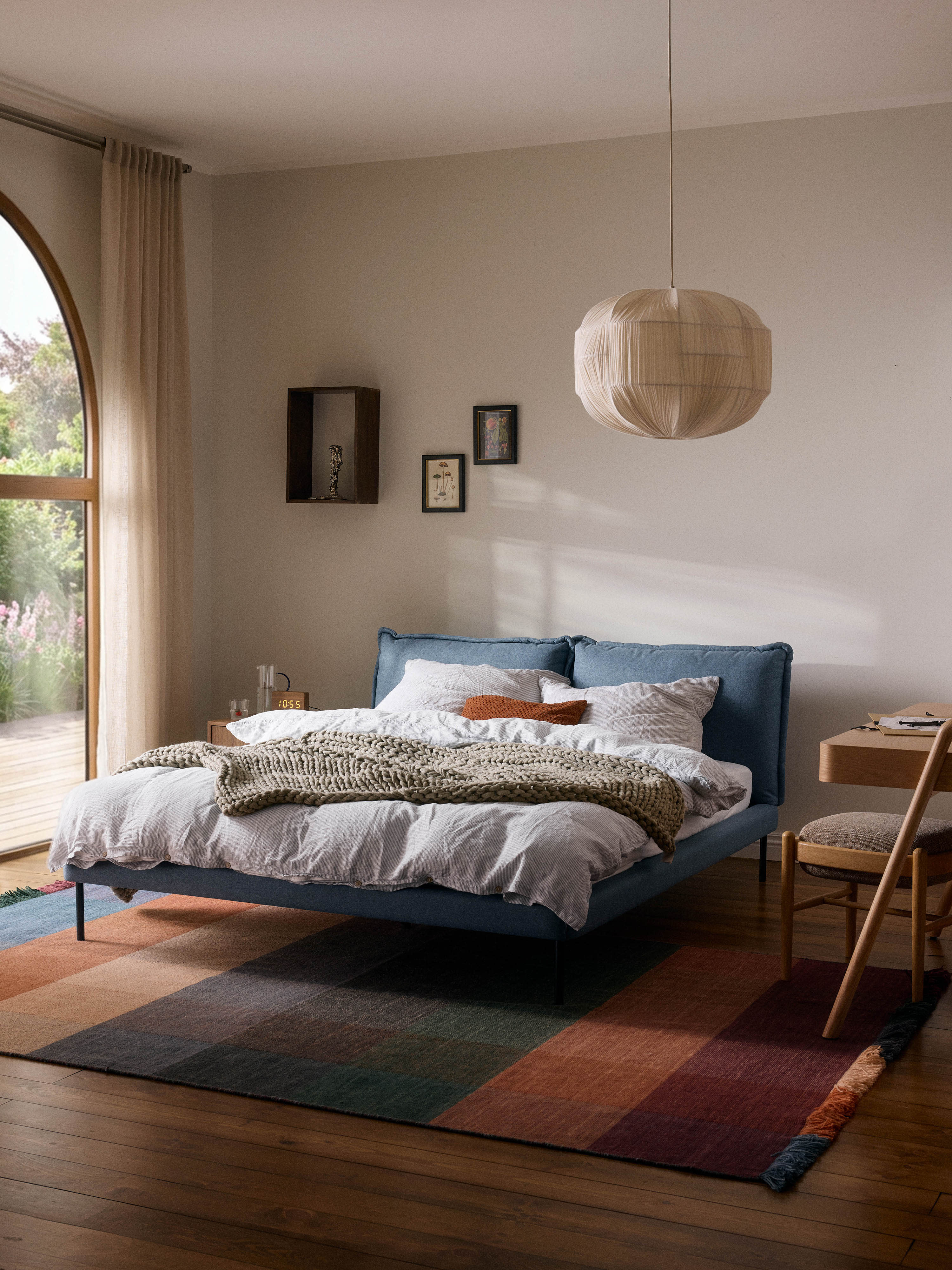 Gestoffeerd bed Amelia