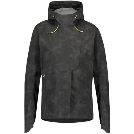 Women Commuter Tech Rain Jacket  reflective black  XL