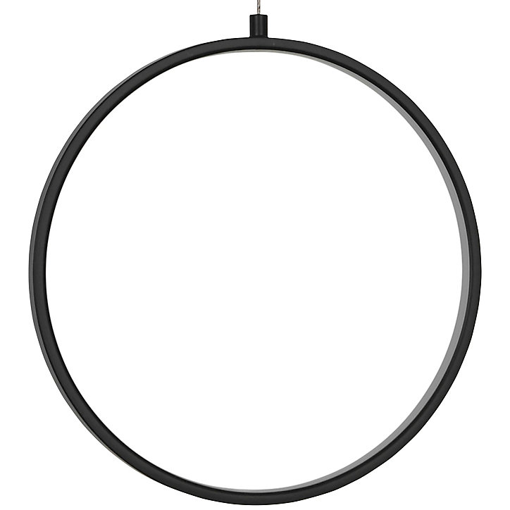 Suspension Samana LED intégrée 800lm 13W ⌀29xL.14xH.110cm noir Goodhome