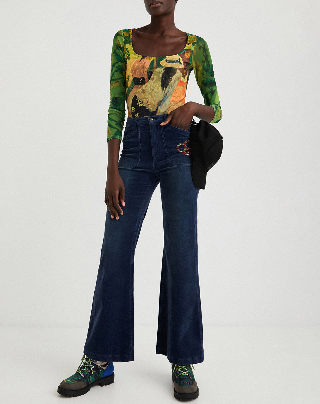 Desigual Top Aleyde vert