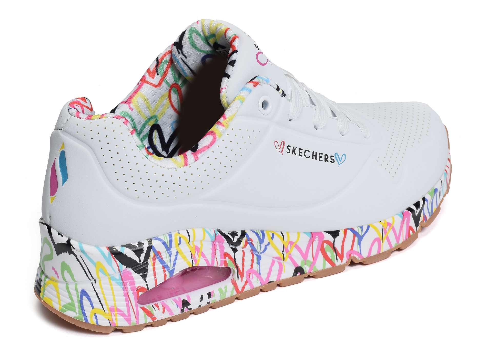 Uno loving love blanc multicolore