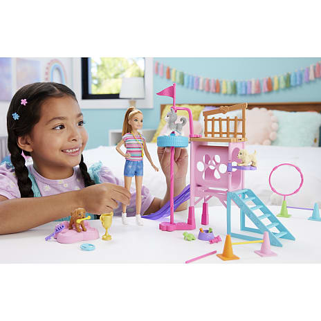 Barbie Stacie Puppies legesæt