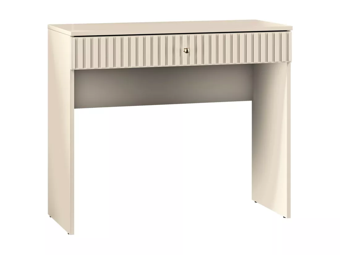Coiffeuse avec tiroir - 92 cm - beige - CALETTO