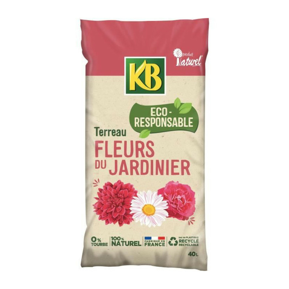 - terreau pour fleurs du jardinier uab 40l