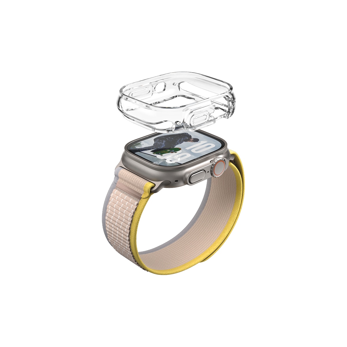 SAFE by PanzerGlass Smartwatch-Hülle »Soft TPU Bumper für Apple Watch Ultra 2« Full Cover, Schutzhülle, Hülle, Case, Schutzcase, stossfest