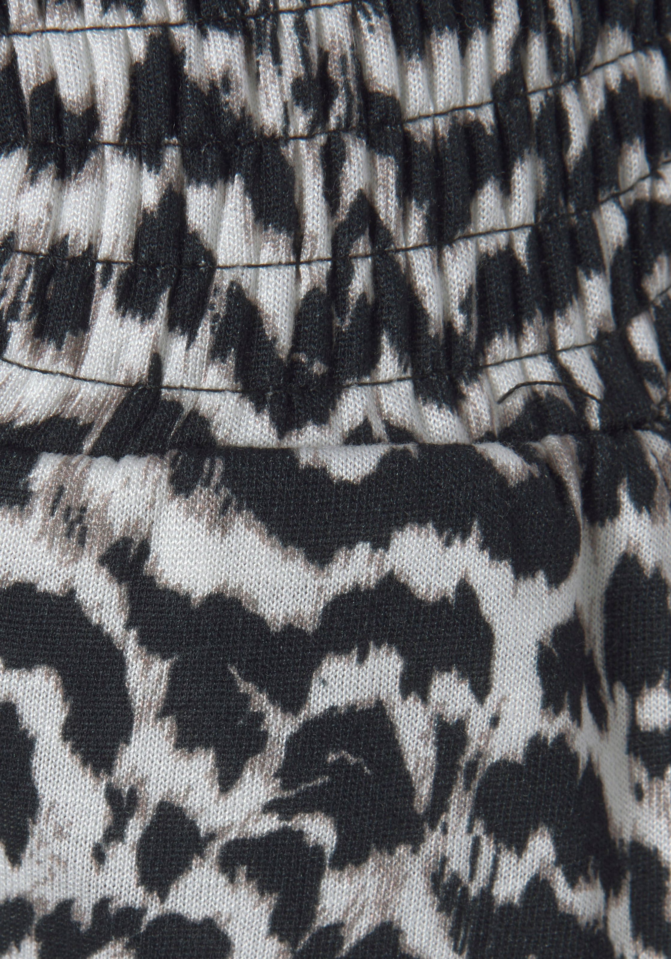 Vivance Jerseyhose  mit Animalprint und Taschen, elastischer Bund, Sommerhose