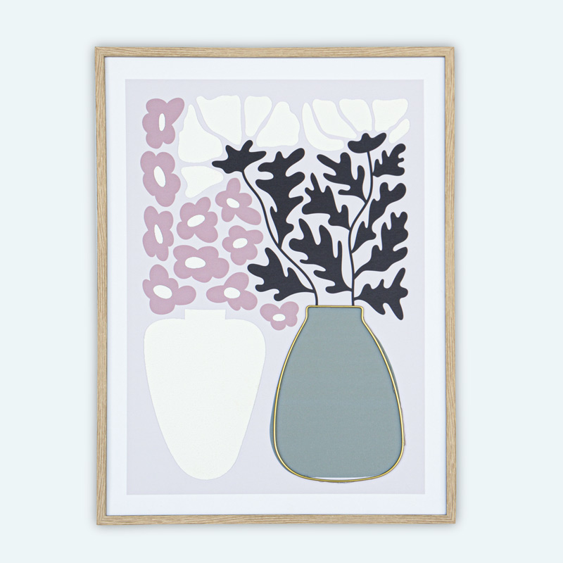 Toile encadrée 'Gardenia'
